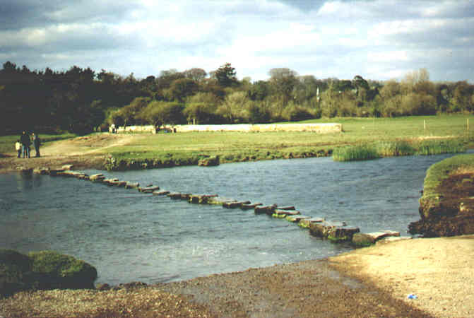 Stepping Stones near Ogmore Castle