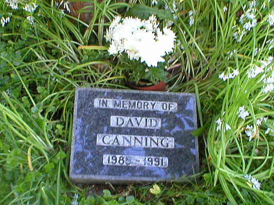 Memorial to David Channing 1985-1991