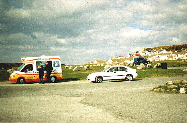 Ice cream van - cornets, lollies and pop