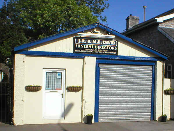 Garage and office entrance